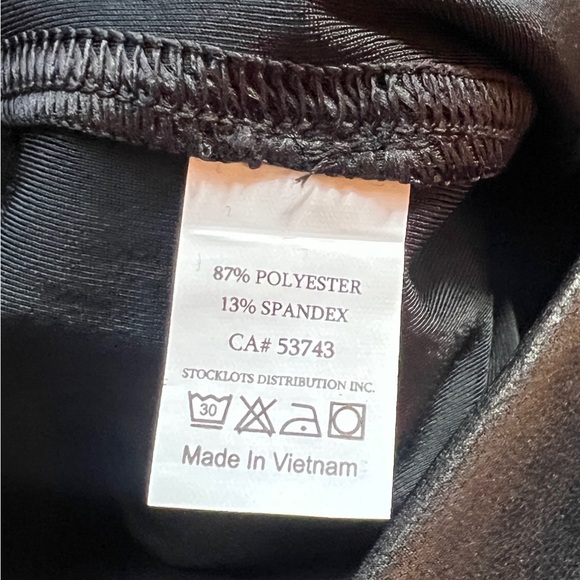 SPANX - Faux leather black leggings size 3x - Picture 3 of 3